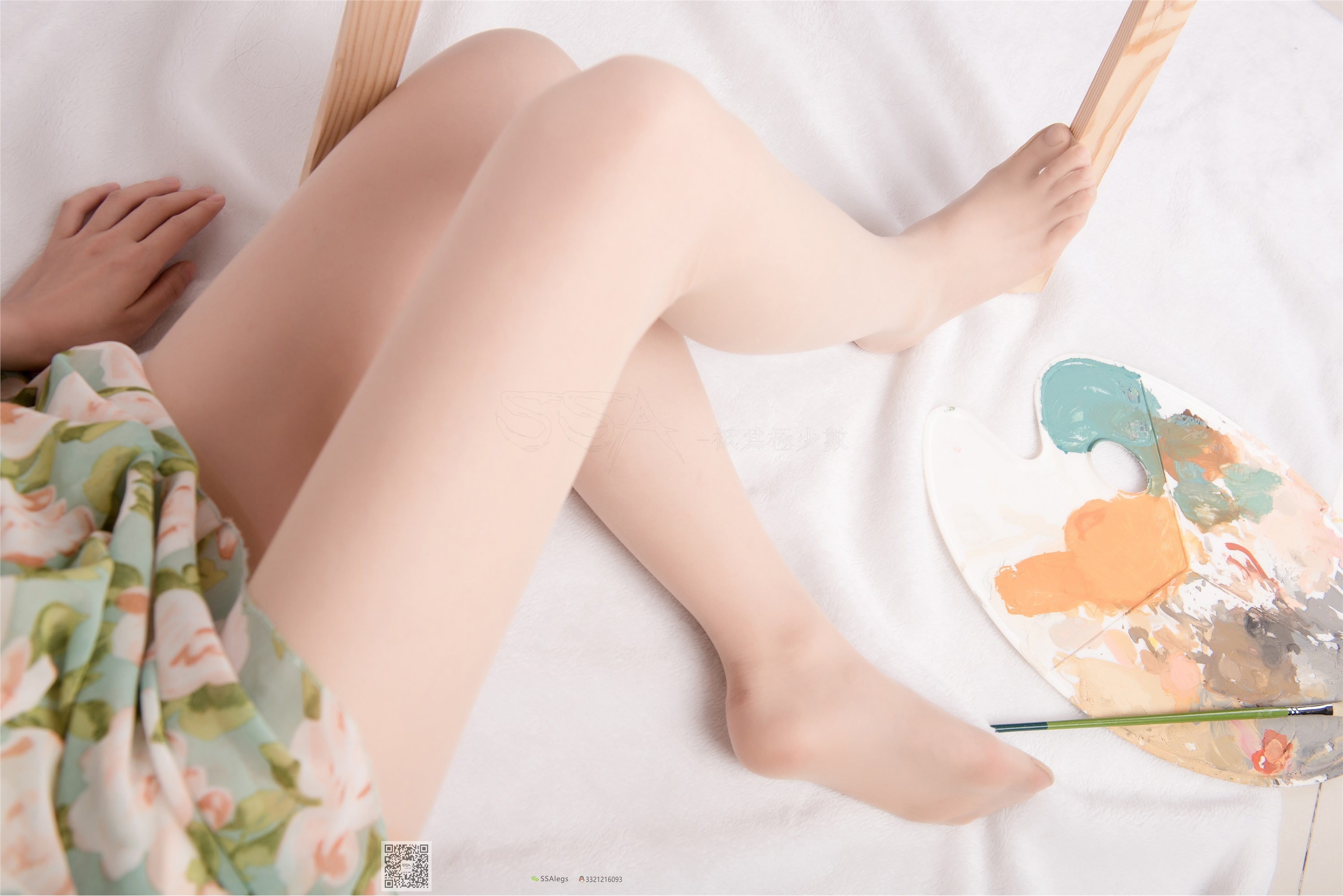 SSA丝社 NO.022 琪琪 化身灵魂画师肉丝美足特写